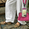 Women's Leopard Print Mary Jane Flats Round Toe Buckle Strap Comfortable Casual Walking Shoes Spring Summer Ballet Flat Shoes