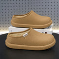 2026 New Men's Winter Warm Plush Lined Slippers Comfortable Large Size EVA Thick-Soled Indoor and Outdoor Home Shoes