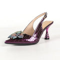 Plus Size Women's Pointed Toe Stiletto Sandals, Elegant Wedding Party Banquet High Heels, Spring Summer Autumn