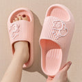 2025 Summer Slippers Bathroom Platform Non-Slip Home Bear Cartoon Cat Flip Flops Beach Slipper Sandals Slides Indoor Outdoor