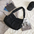 Solid Soft Large Capacity Crossbody Bag Fashion Handbag Tote Bag for Travel