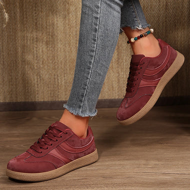 Lightweight Comfortable Sneakers for Women Fashion Striped Lace Up Sports Shoes Woman Casual Breathable Green Sneakers Plus Size
