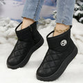 Leisure style women's ankle boots, with a three-dimensional quilted design, trendy street-style boots, women's casual boots
