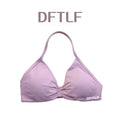 DFTLF Sports Strappy Bra Yoga Underwear Women Gym Top Running Exercise Backless Bra High Support Active Wear Fitness Workout