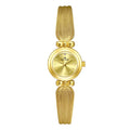 Luxury Business Women For Watches High-end Jewelry Wheat Strap Quartz Watch Gold White Surface Circular Dial Ladies' Wristwatch