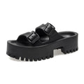 Summer Women Slippers Platform Clogs Garden Shoes Outdoor Beach Sandals Female Casual Indoor Home Bathroom Slides Chunky Mules