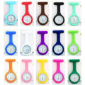 2pcs Nurse Watches for Women Men, Silicone Lapel Pin Pocket Fob Stethoscope Watch Doctor Nurse Student Graduation Gift
