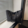 Sweet Bow Print Shoulder Bag Large Capacity Trendy Women's Handbag Tote Underarm Bag Fashion Travel Storage Bag Birthday Gifts