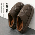 Anti Slip House Slippers for Elderly Men Women Winter Warm Plush Thick Sole Indoor Shoes Senior Safety Cotton Footwear Gifts