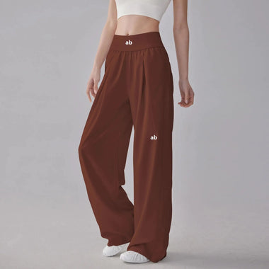 2026 New Style Straight Leg Yoga Pants with Wide Crotch for Slimming and High Waist, Outdoor Breathable Fitness and Leisure Pant