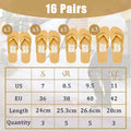 12-30Pairs Wedding Flip Flops for Guests Bulk Hotel Spa Wedding Sandals Slippers With Size Favors Wedding Favors for Guests