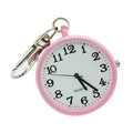 Large Dial Quartz Pocket Watches Luminous Dots Keyring Chest Watches Quartz Movement Minimalist Design Digital Hanging Watches