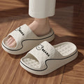 Printting Cute Bear Women Slippers Summer Indoor Soft Cartoon Sandals Bathroom Anti-slip Indoor Outdoor Men Casual Shoes Couple