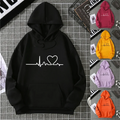 2025 Winter New Women's Hoodie High Street Unisex Style Double Pockets Sweatshirts Outerwear Plus-Size Women's Clothing CYXX247
