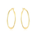 Original 2026 S925 Sterling Silver Zircon 18K Gold Lining Vintage Hoop Earrings for Women Birthday Party Wedding Gift Jewellery