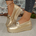 Spring and Autumn New Round Toe Thick Sole Comfortable Casual Sports Shoes Fashionable Plus Size Sexy Vulcanized Shoes for Women