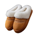 2026 New Women's Plush Slippers Indoor Warm Thick Bottom Home Slippers Fashionable Comfortable Non slip Cotton Drag
