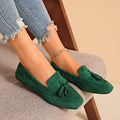Woman's Flat Shoes Large Size 2026 New Fashion Square Toe Comfortable Soft Ballet Flats Simple Versatile Casual Slip on Shoes