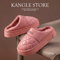 Anti Slip House Slippers for Elderly Men Women Winter Warm Plush Thick Sole Indoor Shoes Senior Safety Cotton Footwear Gifts