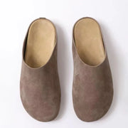 Crestar New Women's Slippers Fashion Spring Thick Sole Casual Flat Shoes Outdoor Beach Sandals Brand Suede Clogs Mules Slippers