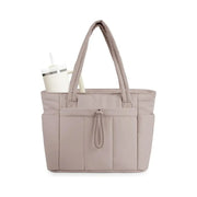 New Puffy Padded Female Handbag Multiple Pockets Soft Tote Bag Lightweight Women Shoulder Bag Women