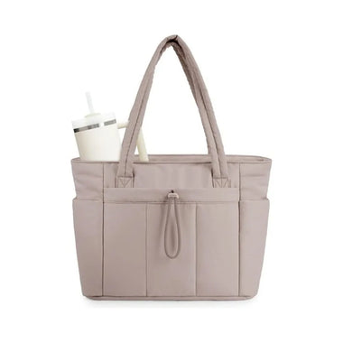 New Puffy Padded Female Handbag Multiple Pockets Soft Tote Bag Lightweight Women Shoulder Bag Women