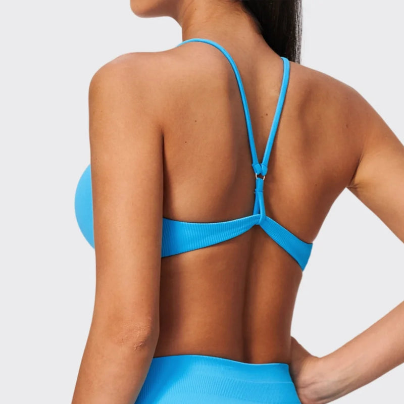 Women Sports Bra Gym Top Women Seamless Yoga Underwear Running Back Cross Yoga Vest Shockproof Sports Fitness Women Workout Crop Top