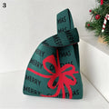 Reusable Knitted Stripe Wrist Bag Woven Handbag Stripe Female Shopping Bags Large-capacity Knitted Bucket Bag Women Tote Bags