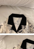 Silk Pajama Women Nightwear Nightie Night Wear Floral Print Summer Women's Suit For Home Sleepwear Pyjamas Set Of Clothes
