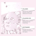 Pink Bio Collagen Gel Salmon Pdrn Face Mask Deep Hydrating Overnight Moisturizing Hydrogel Jelly Face Sheeets Balance Skin Tone