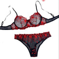 Women Halloween Print Lingerie Set, Pumpkin Bat Witch Pattern Tank Bra And Panty Soft Underwear Set