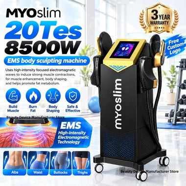 20Tes 8500W EMS Body Shaper Muscle MYOslim Stimulator Fitness Equipment Slimming Machine for Beauty Salon Gym Spa Professional