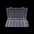 28Grids Transparent Organizer Box Plastic Square Organizers Storage Boxes For Home Makeup Jewelry Accessories Organizer