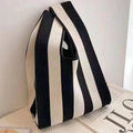 Fashionable Hand-woven Handbag - Women's Mini Buttoned Handbag - Korean-style Casual Handbag - Reusable Shopping Bag