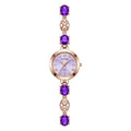 Versatile Rhinestone Quartz Watches Diamond Studded Watch Strap with Adjustable Bracelet Women Wristwatch Wrist Decoration Gift