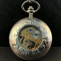 Vintage Ladies Men's Pendant Necklace Pocket Watch Classic Mechanical Pocket Watch Antique Skeleton Retro Hand Wind Fob Watches