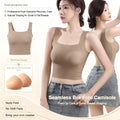Women's LERVANLA Vest Bra With Silicone Breast Pad Fake Boobs Tank Top2-In-1 For Women's Breast Augmentation And Post-Surgery Mastectomy