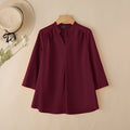 2025 ZANZEA Autumn V Neck Long Sleeve Tops Women Blouse Casual Solid Loose Shirt Elegant OL Work Shirts Oversize Female Chemise