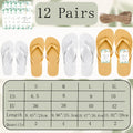 6-30Pairs Flip Flops for Wedding Guests Wedding Sandals Slippers Woman Men Wedding Favors Gifts Sign Bridesmaid Beach Hen Party
