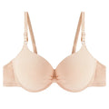 Sexy Women Cotton Gathered Bra Deep V Underwire Solid Color Bras Push Up Lingerie Backless Wireless Underwear Ladied Brassiere