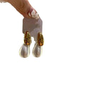 Double Water Droplet Ear Stud Piercing Earrings For Women Retro Fashion New Jewelry Valentine Day Gift Party Wedding