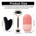 Face Skincare Ice Roller 1/2/3pcs Ice Face Roller Facial Skincare Ice Roller Facial Roller GuaSha Face Tool Set Face Massage Roller Lifting Contouring