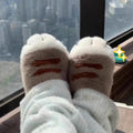New Adorable Kitten Claw Slippers Women's Home Shoes Non Slip Furry Mules Female Fashion Warm Fluffy Slides Outdoor Cat Slippers