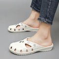 Women Slippers Summer Breathable Platform Beach Sandals Flip Flops  Outdoor Non-slip Women Jelly Slippers Lazy Flat Shoes
