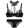 Sexy Red White Purple Pink Black Beige Lingerie 34/75 36/80 38/85 40/90 42/95 44/100 BCDE Cup Bra Sets Push Up Underwear