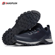 Baasploa Men Non-Slip Sneakers Wear-Resistant Hiking Shoes Men Anti Splash Water Outdoor Sneakers Male Comfort Walking Shoes