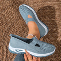 Women Breathable Mesh Flat Mules Lightweight Slip On Walking Shoes Comfort Versatile Daily Outdoor Travel Casual Mother Footwear