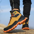 New Safety Shoes Men Boots High Top Work Sneakers Steel Toe Cap Anti-smash Puncture-Proof Work Boots Indestructible Shoes