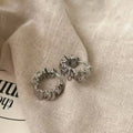 2025 New Fashion Trend Unique Design Elegant Exquisite Irregular C Shape Earrings Female Jewelry Party Premium Gift Wholesale