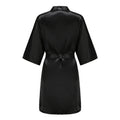 Party Wedding Bride Robe Wedding Party Team Bride Robe Kimono Satin Pajamas Bridesmaid Bathrobe With White Letters YE8171